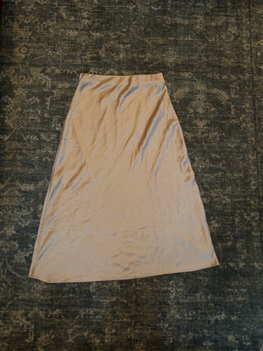 Böhme - Women’s Tory Satin Maxi Skirt in Champagne *BRAND NEW* (Size L)